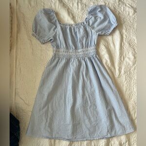 Crewcuts Blue Striped Kids Dress size 14